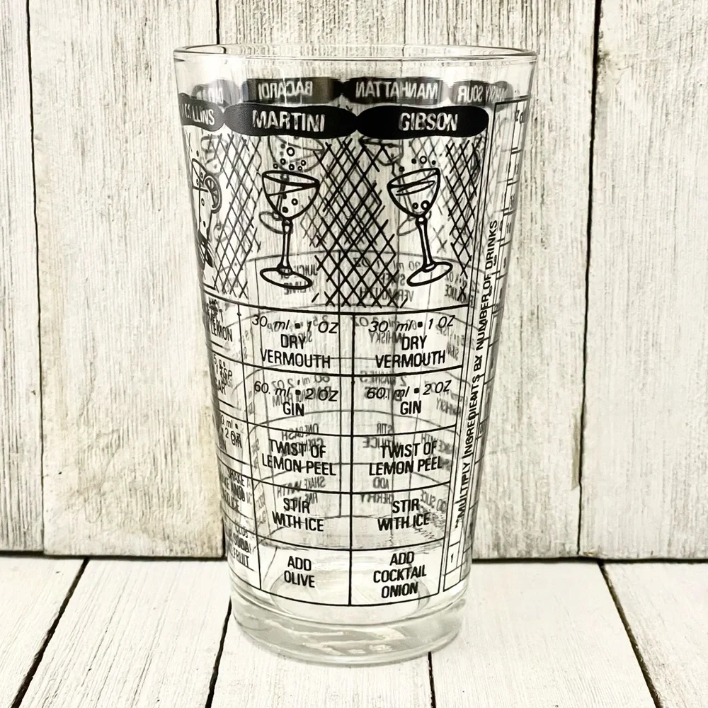 IRVINWARE Vintage Bar Cocktail Mixing Glass Tumbler
